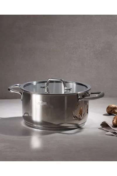 Nova Derin Tencere - Çelik -  Cm