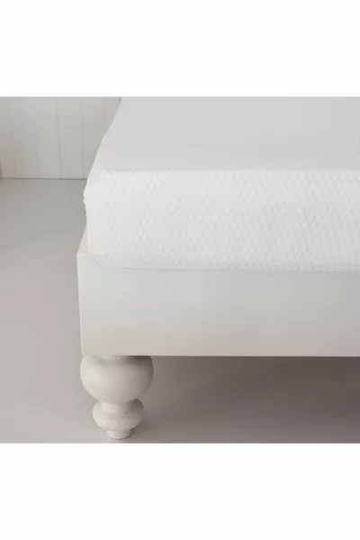 Elastisch Laken met Handdoektextuur en Baklava-patroon