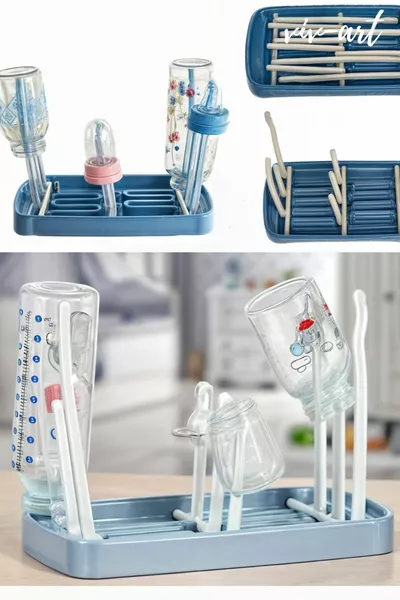 Taşınabilir Çok Amaçlı Biberon Emzik Kurutucu Kurutmalık Bebek Çocuk Sağlığı  Bulaşıklık Kurutma