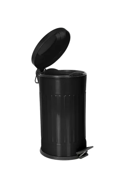 Винтидж кош за отпадъци с черно райе  Lt