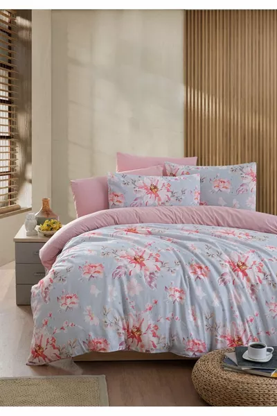 Set Copripiumino Singolo con Lenzuolo con Angoli ROSE