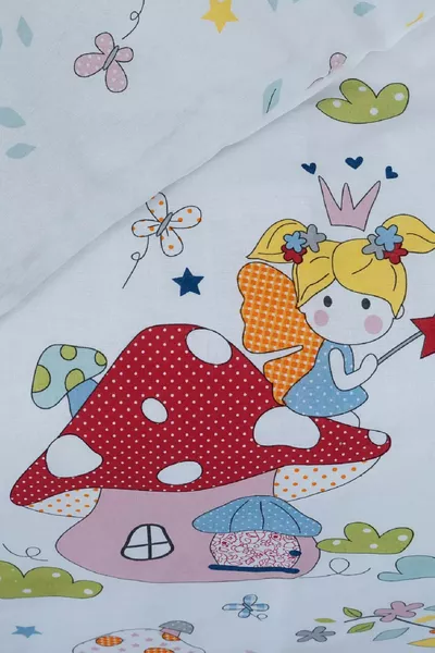 Mushrom % Cotton Baby Bedding Set