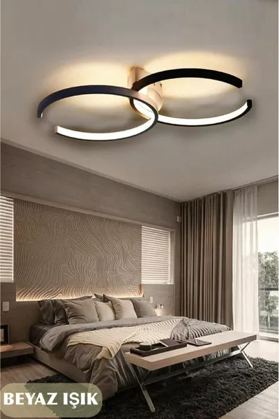 C Modern LED-kroonluchter voor hal, entree, slaapkamer en kinderkamer