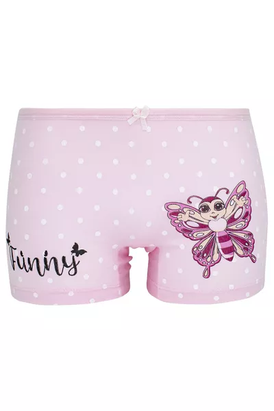 Mädchen Unterhosen 5er-Pack mit fröhlichen Schmetterlingsmotiven