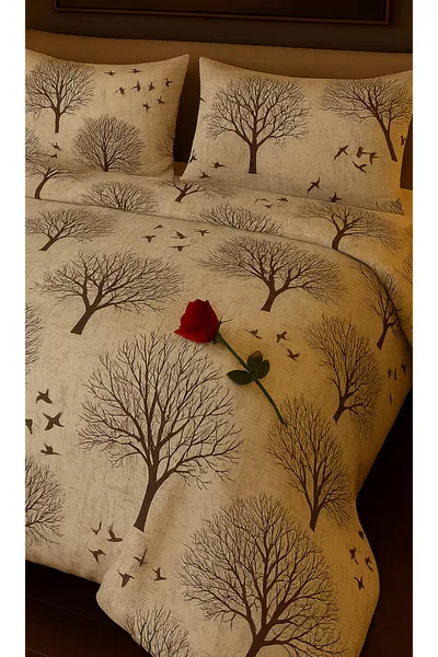 Nieuw Dubbel Dekbedovertrek van Hout (DEKBEDHOES) cm Newsettletree 