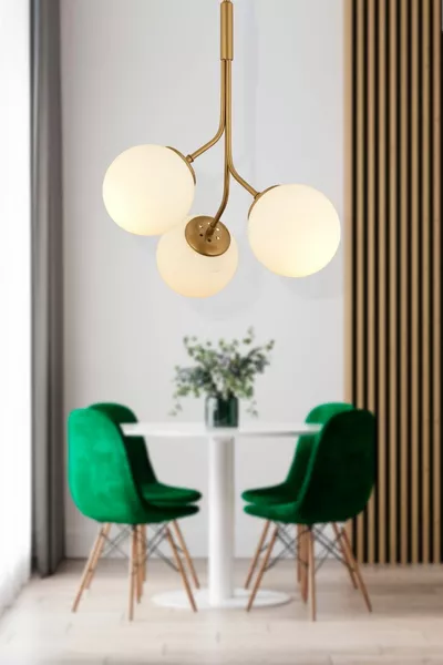 Артел 3-ка Едновременно Изтъркано Осветително Тяло, Модерен Полилей, Висящ Лампион за Кухня, Спалня, Хол