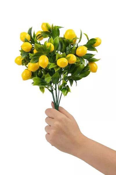 Изкуствен букет с 7 клонки и  лимона