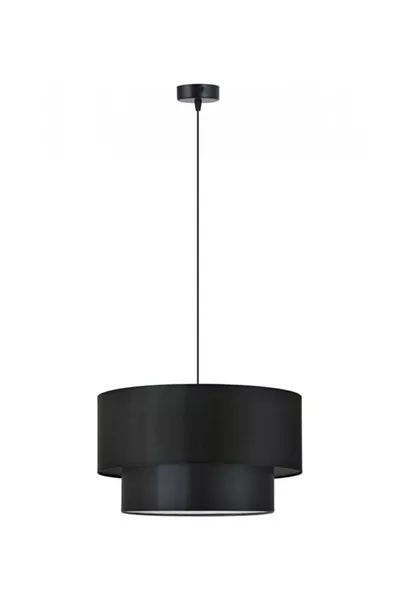 Suspension de gâteau à deux étages avec abat-jour en tissu pour chambre à coucher et chambre d'enfant