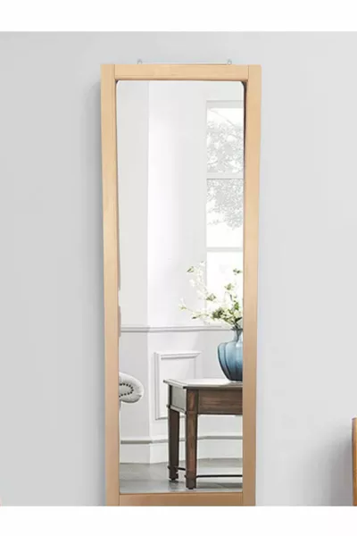 Wand Holzrahmen Flur Eingang Wandgroßer Spiegel 