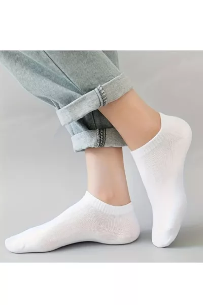 Calze corte bianche modello Basic  pezzi