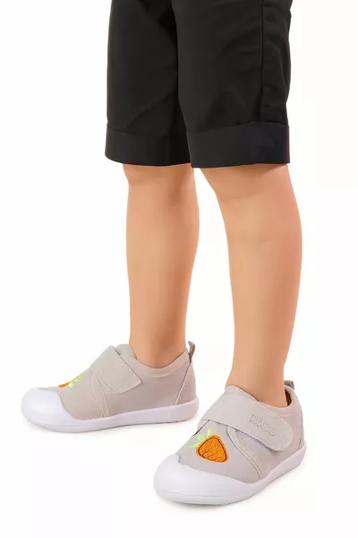 Karamazı Bambini Fragola Velcro Neonato Primo Passo Panduf Scarpe