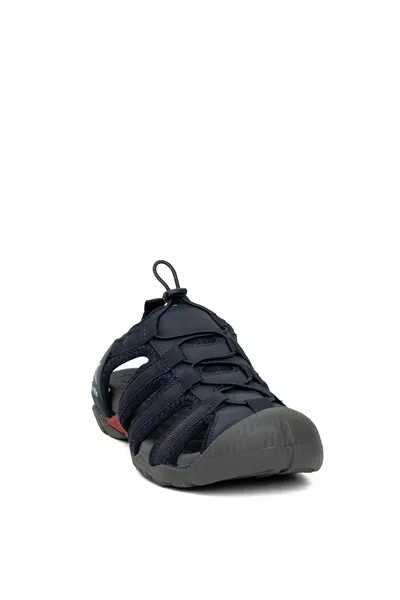  4M Wiltord G Waiter Sandales Plates Bleu Marine