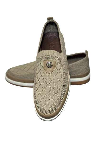 Knitwear Non-Sweaty Comfortable Classic Model Shoes Beige Melange