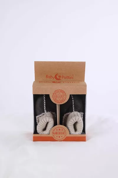 Bébé fille garçon % cuir chaussons Pantduf nouveau-né premier pas boîte à chaussures cadeau 