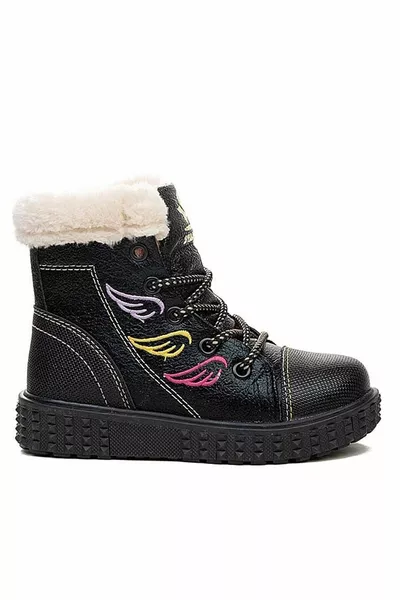 Inside Wool Cold And Waterproof Non Slip Kids Boots 