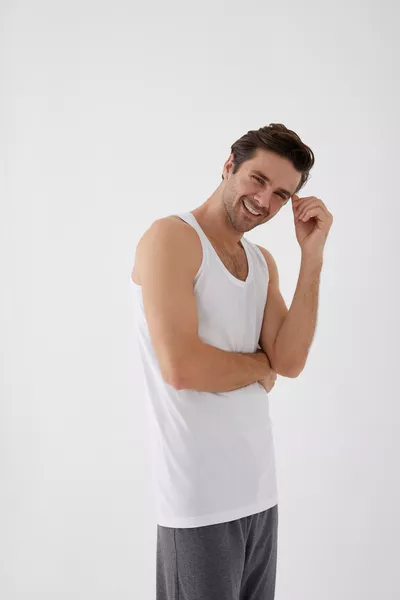 قميص داخلي رجالي قطن 3 قطع