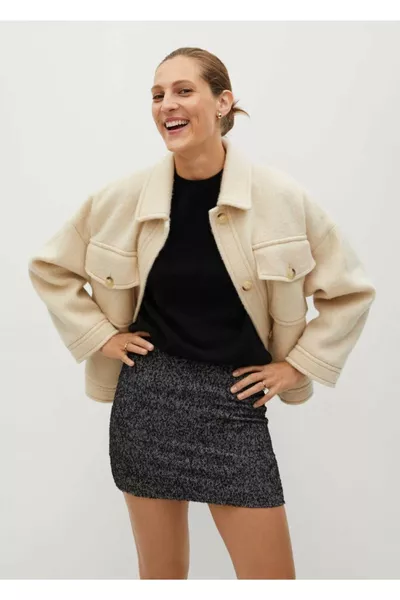 تنورة نسائية رمادية