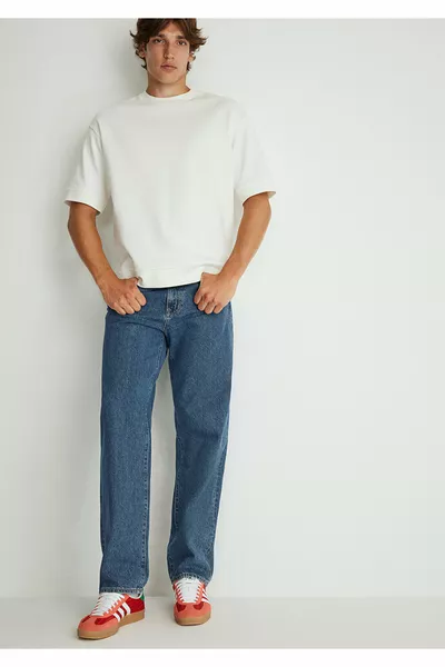 Джинсы цвета темно-синего ультрамаринового митте-стрит 