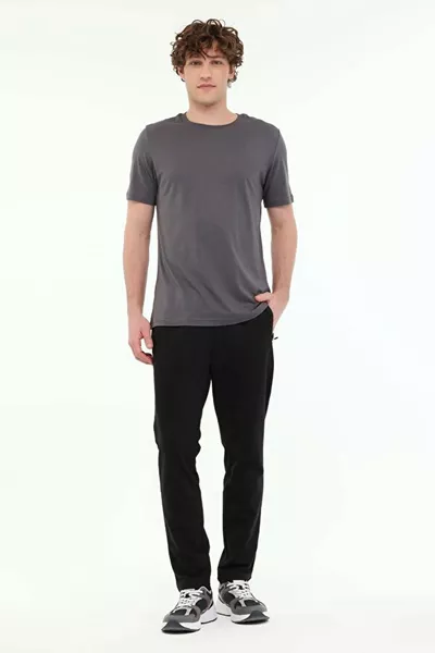 سروال رياضي رجالي أسود Mb  T.Pant 5Fx 