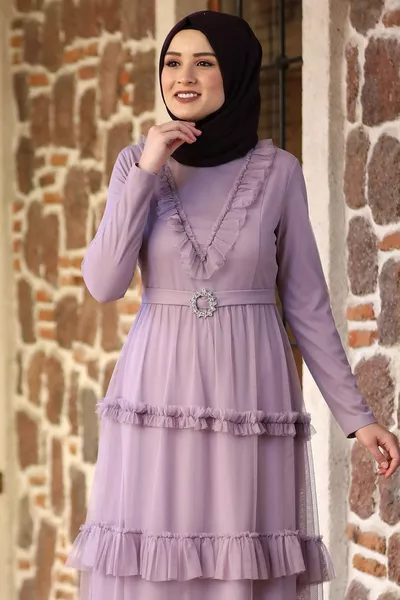 سيناي مساء اللباس أرجواني