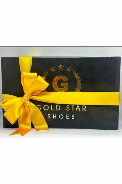 فساتين سهرة ذات كعب نجمة ذهبية