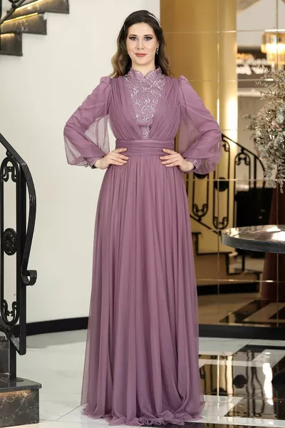 سيران الحجاب فساتين السهرة