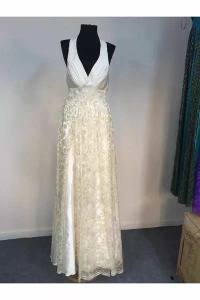 Chest Satin Lace Dress