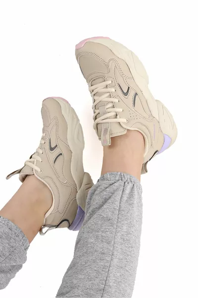 Dakota Pu Lace-Up Casual Women's Sneakers