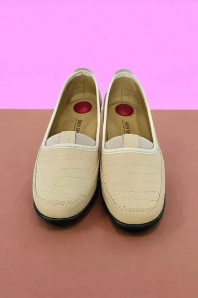 Beige Full Orthopedic Mother Schuhe für Damen