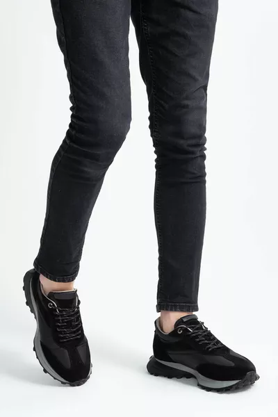 Scarpe da ginnastica e scarpe da ginnastica da uomo in vera pelle   Erk Ayk 