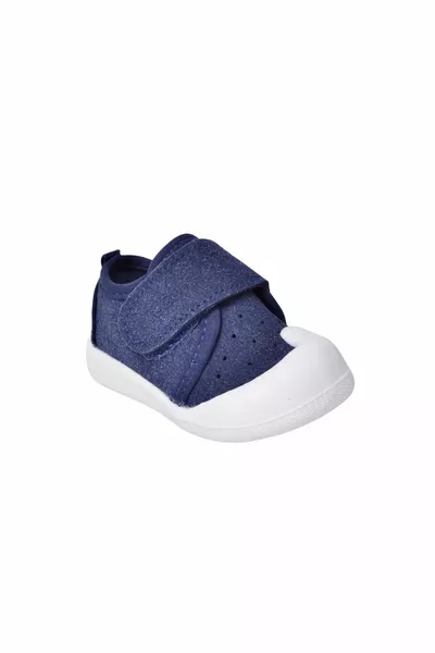 Anka Navy Blue First Step Shoes