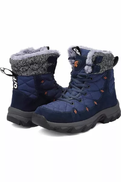 Lvptsh Bottes d’hiver pour hommes et femmes, Bottes de neige, imperméables, rembourrage chaud, antidérapants, trekking, bottes de randonnée