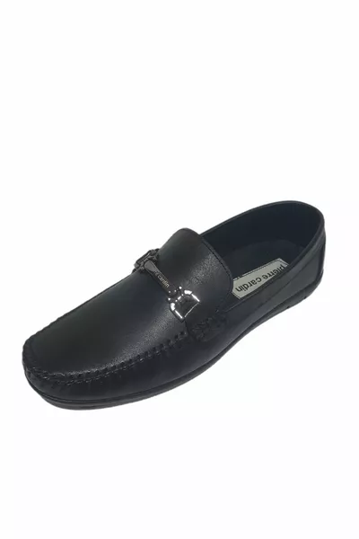 SCARPE MOCASSINO FIBBIA IN VERA PELLE