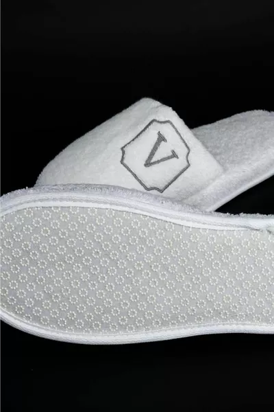 V Brief Handdoek Bad Spa Home Hotel Zwangerschapspantoffels Dikke Zool Pantoffels