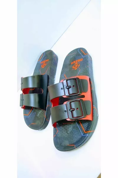 ANTISLIP ZACHTE ZOOL DUBBELE GESP SPORTIEF ROOD ZWART STRAND STRAND ZWEMSLIPPERS