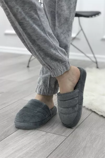 Дамски пухкави домашни чехли