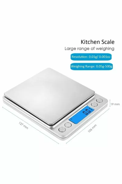 Precision Scale Professional LCD Display Kitchen and Jewelery Epoxy Scale Scale -  gr./0. gr.