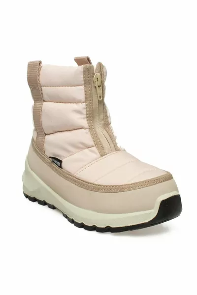 Tbj أحذية شتوية نسائية بيج محكمة الإغلاق