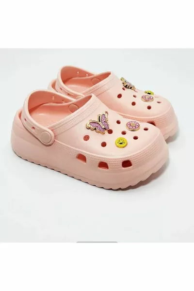 Unisex Slippers Pink Full Orthopedic Slippers Doctor Nurse Marine Pool Cook Casual Slippers