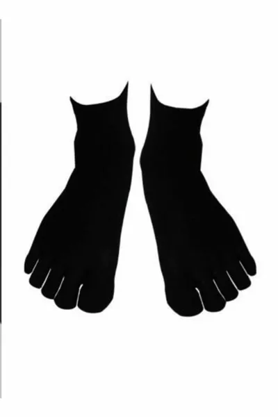 3 Pcs Cotton Toe Socks Men's Toe Socks