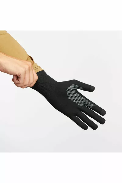 قفازات داخلية لرحلات الكبار - أسود - 