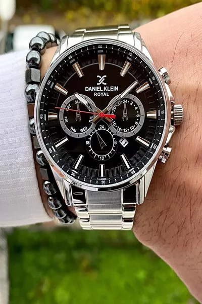 العلامة التجارية للماء الصلب الفرقة الرجال ساعة اليد سوار مع هدية