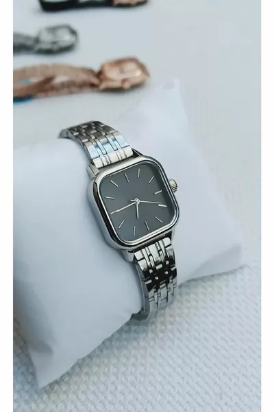 أنيقة - الحد الأدنى مربع الرجعية المرأة ساعة اليد الفتيات الصغيرات الساعات