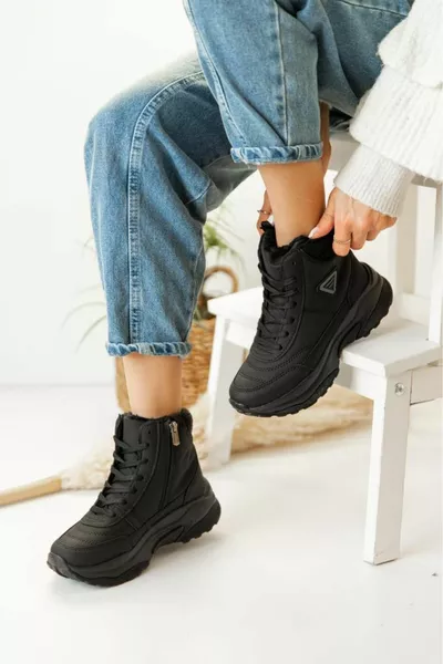 Venucia Super Lichte Orthopedische En Wol Binnen Thermische Warme Winter Bont Dameslaarzen