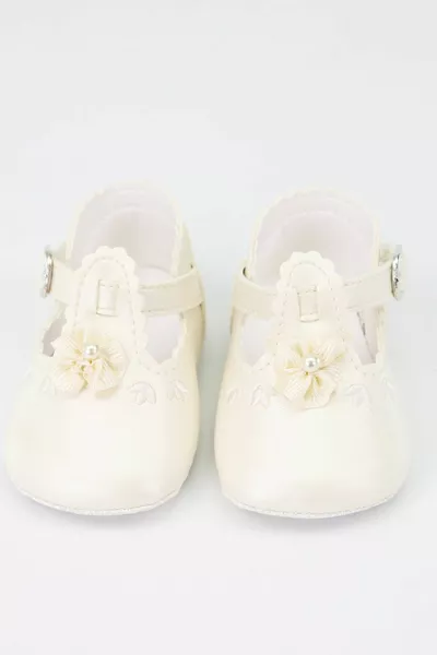 Baby Girl Soft Sole Shoes, Size 
