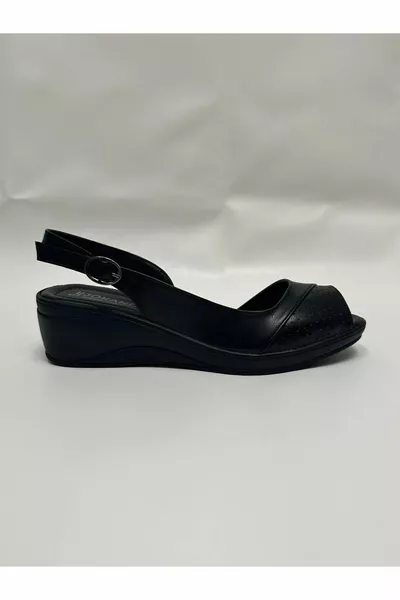 Sandali open-toe neri
