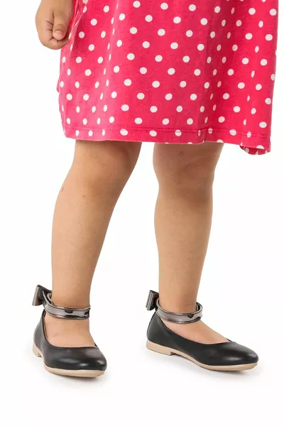 Kinderen klittenband meisjes strik ballerina's Ege  huid enkelband