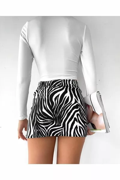 Шнуровка с длинным рукавом Укороченный