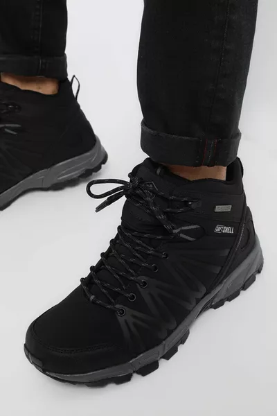 شل Hi 9pr أحذية خارجية رجالية سوداء