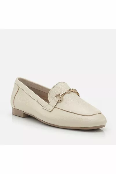 Genuine Skin Bone Women's Loafer